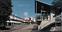 Das Info-Center am Rathausplatz in Meitingen